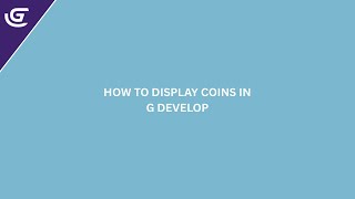 How to display coins | GDevelop