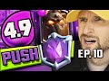 CLIMBING THE LADDER with HEAVY DECK! - A NEW BEGINNING EP. 10 - CLASH ROYALE