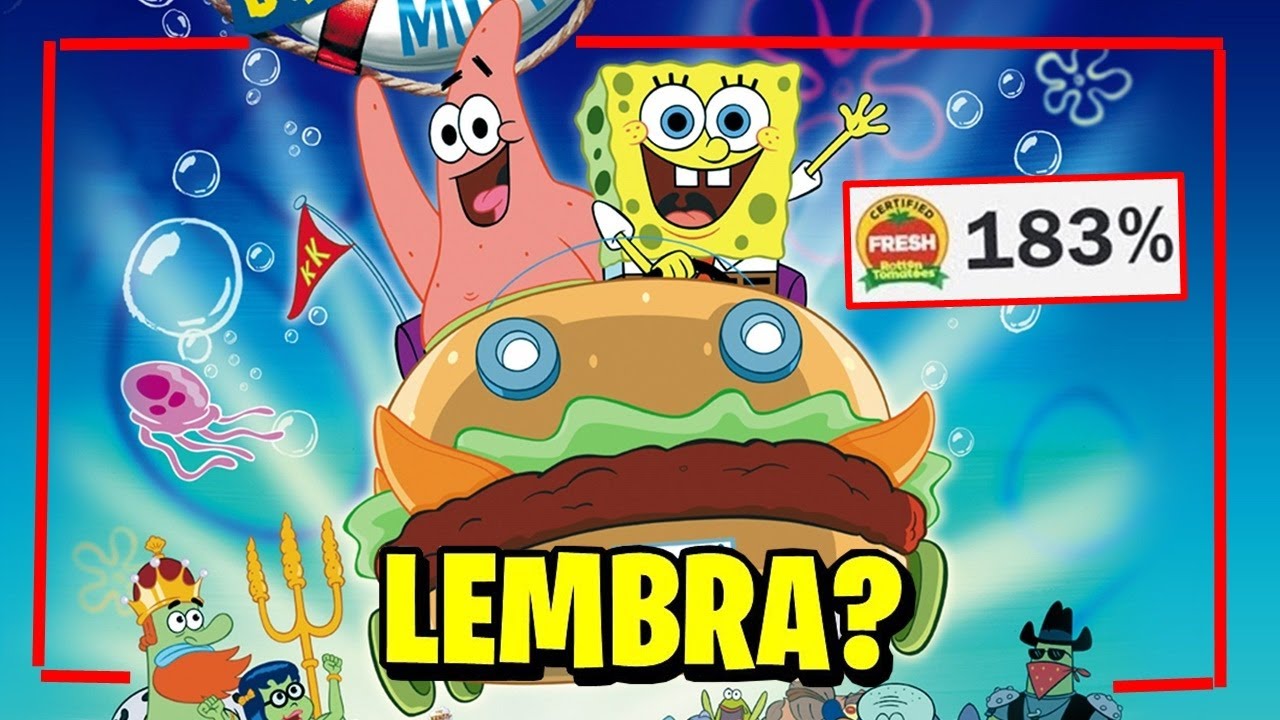 O Filme do BOB ESPONJA é MUITO MELHOR do que Você Lembra: A História em 1 Vídeo!