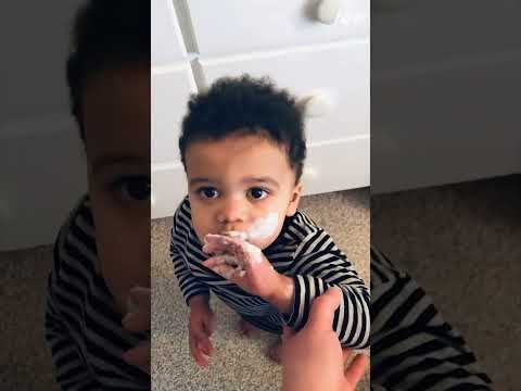 Delicious!! #shorts #shortsfeed #shortsvideo #cutebaby #babies #funnybaby