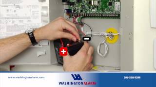 Washington Alarm - Replacing Panel Battery