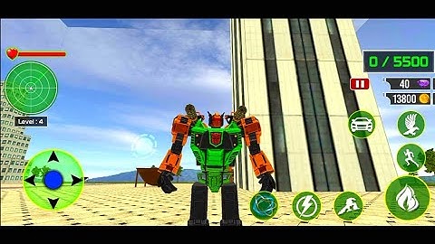 Falcon Robot Car Game - Formula Car Robot Games - Android Gameplay Part 2