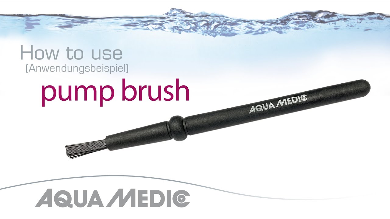 pump brush Reinigungsbürste Aqua Medic YouTube