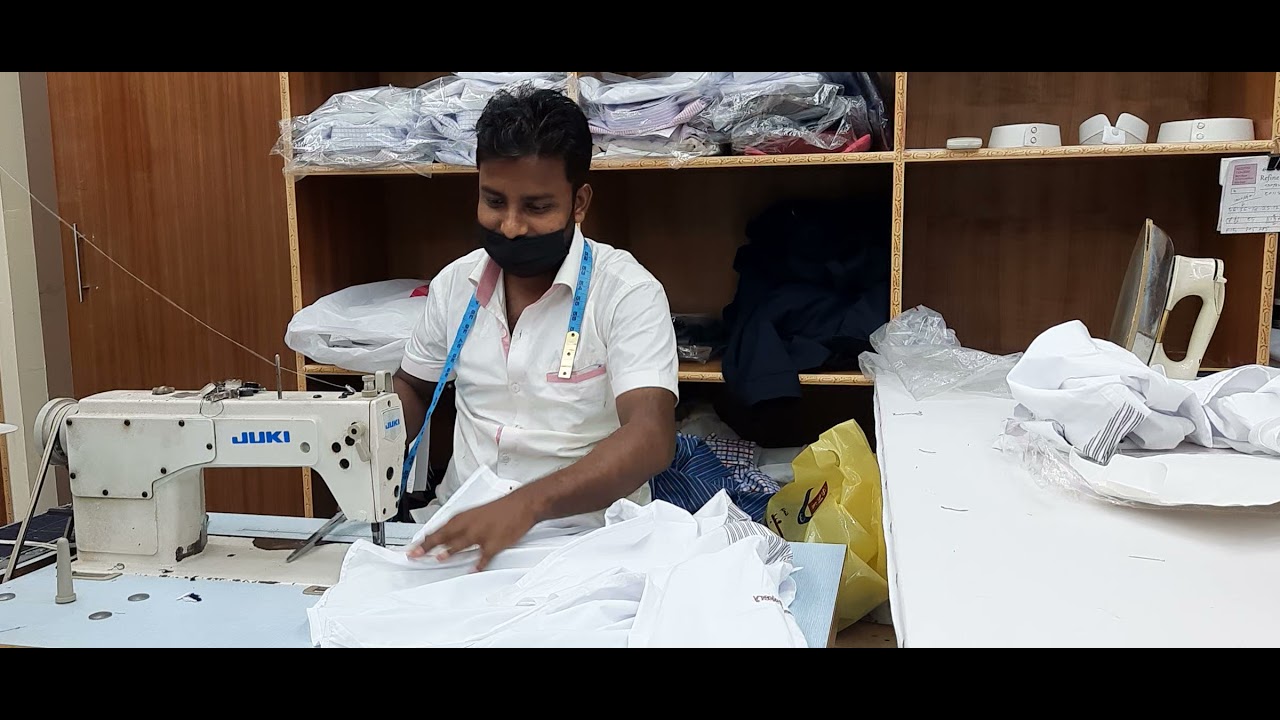 BANGLADESH TAILORING MAN IN DOHA QATAR  REPAIRING MY NEW UNIFORM(VANGSLIFE)