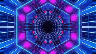 5 hour 4k Hexagon  Relaxing Screensaver Multi Color abstract background video loop animation Profile