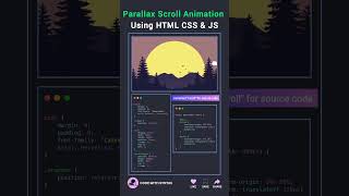 🌐 Parallax Scroll Animation Using HTML CSS And JS 💀 #js #htmlcss #programming #animation #linux