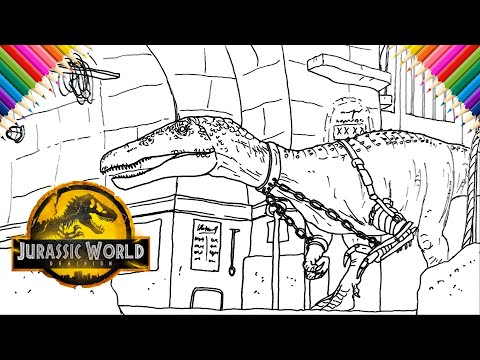 BARYONYX With ROBOTIC ARM Drawing | Jurassic World Dominion