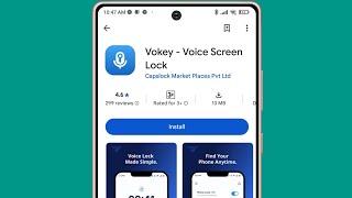 How to Use Vokey App || How To Use Vokey App || Vokey Voice Screen Lock App screenshot 3