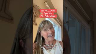 Specials PE, Art, and Music Tips for Back to School Night #peteacher #art #music #pe #fyp #specials