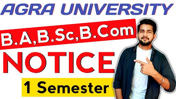 Dbrau B.A,B.Sc,B.Com 1sem  Exam pattern/centre list/Dbrau B.A B.Sc B.Com 2nd & 3rd year exam pattern