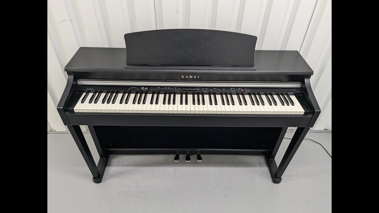 Kawai CN33 digital piano and stool in satin black finish stock