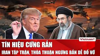 Iran tập trận giữa thủ đô Tehran, tuyên bố "tay trên cò súng" thách thức Mỹ