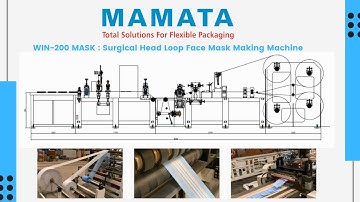 Surgical Head Loop Face Mask Making Machine Manufacturer & Exporter | Mamata