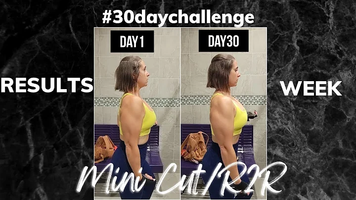 MINI CUT RESULTS | 30 DAY CHALLENGE WEEK 5 | NICOL...