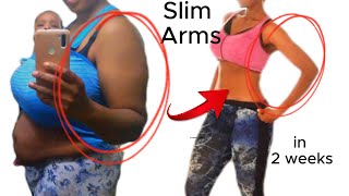 Slim Arms in 2 Weeks/6 Mins Easy Beginner Friendly Arms Workout