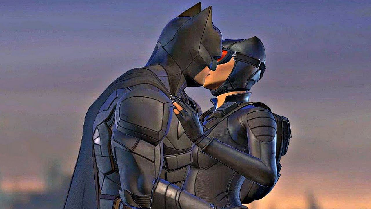 BATMAN Telltale Season 2 - Batman & Catwoman Kiss Scene (Episode 3)