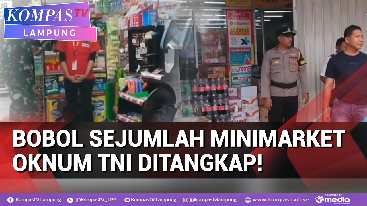Bobol Sejumlah Minimarket Oknum TNI di Tulungagung  Ditangkap!