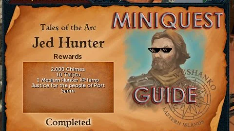 Jed Hunter miniquest guide