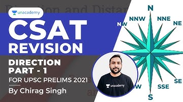 CSAT GS Paper - II Revision | Direction (Part - 1) | UPSC Prelims 2021 | By Chirag Singh