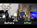 Mess to Man cave room transformation.