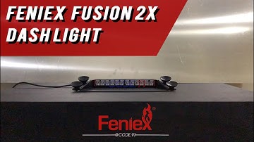 Feniex Fusion 2x Dash Light (Demo Video) - by Code.91 Warning Equipment - Strobo