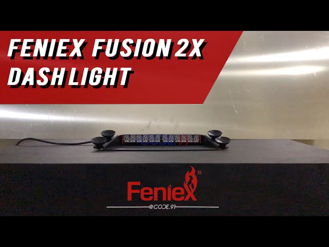 Feniex Fusion 2x Dash Light (Demo Video) - by Code.91 Warning Equipment - Strobo class=