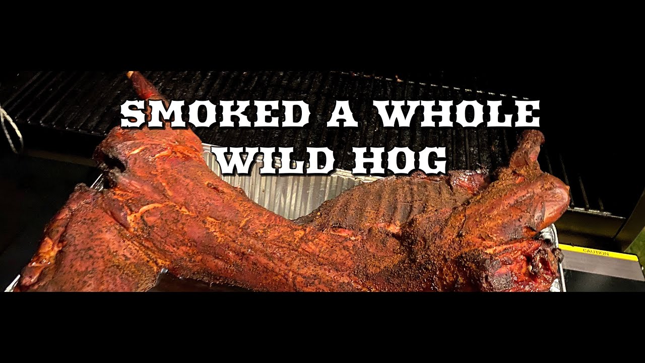 Smoked a Whole Pig Best Recipe YouTube