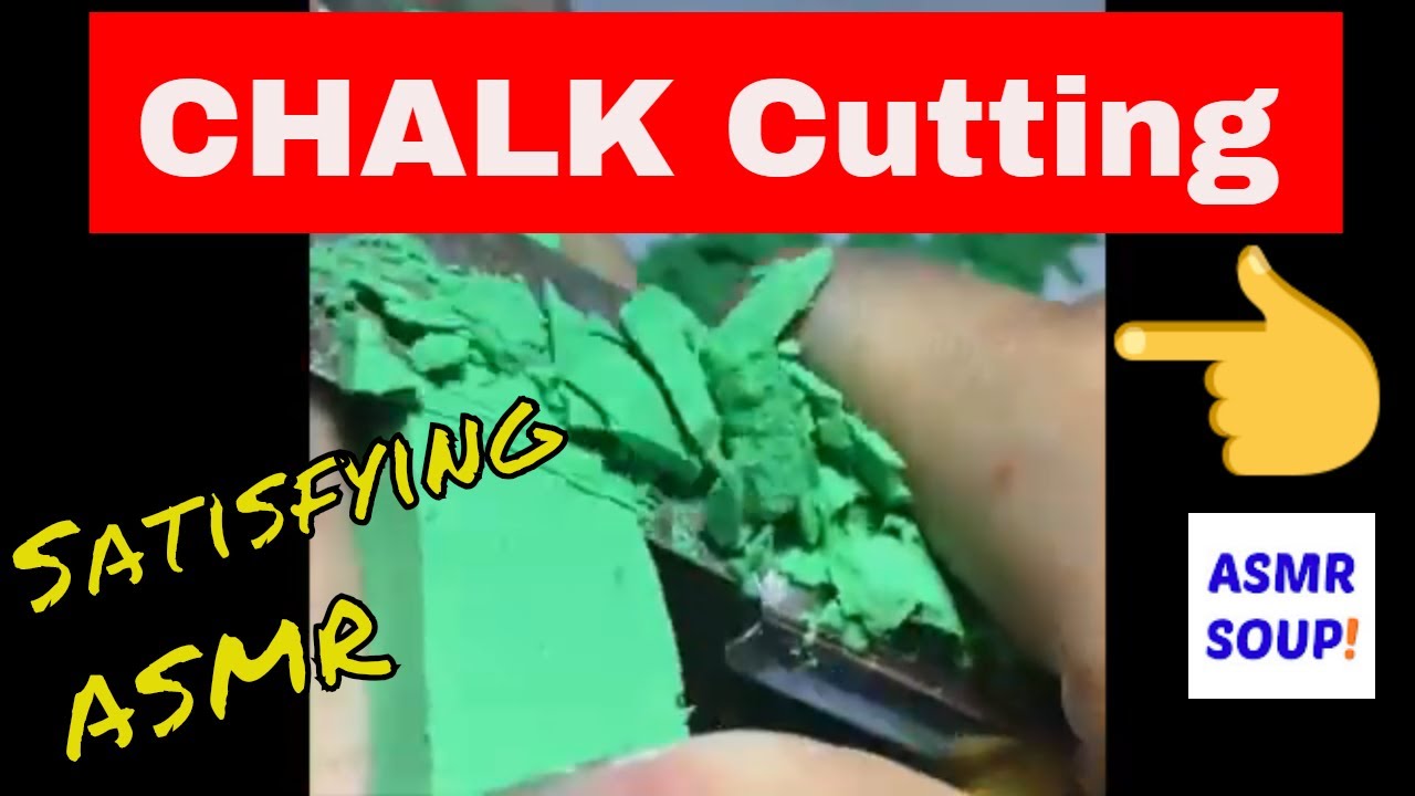 😍 Oddly Satisfying Chalk Cutting & Shaving Compilation!  ASMR