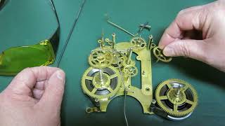 Assembling and Adjusting an Antique Ansonia Kitchen Clock