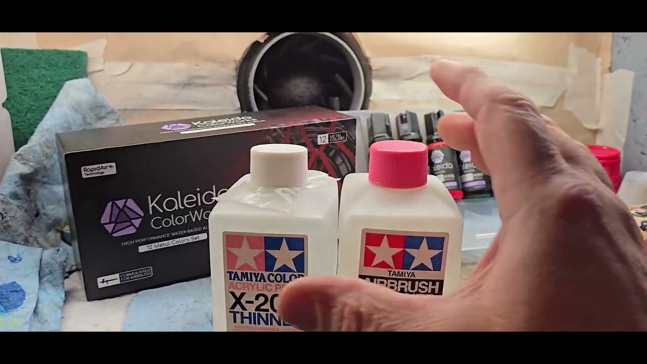 Kaleido ColorWorks By Gaahleri, what I used to clean up the airbrush 