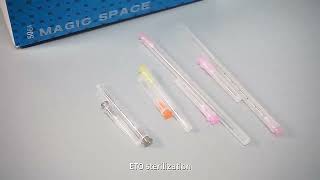Blunt needle cannula for injecting hyaluronic acid,