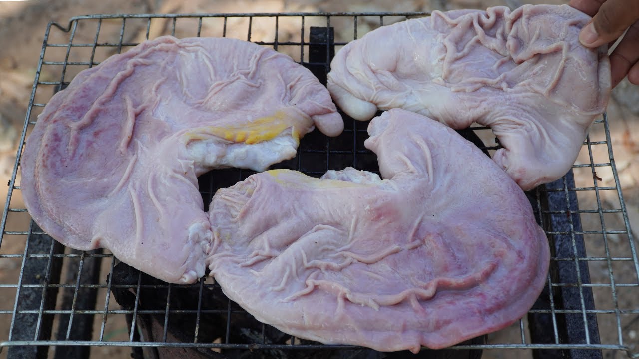 BBQ Hog Maws | How To Cook Hog Maws | Roasted Pig Stomachs Recipe