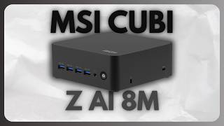Konkurence MAC MINI Upřímná Recenze MSI Cubi Z AI 8M