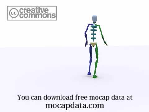 motion capture data walk -Backward-