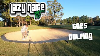 Playing the front 9 holes at Umstead Pines