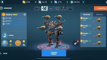 Nether Needle After Update Killing everyone | War Robots Gameplay