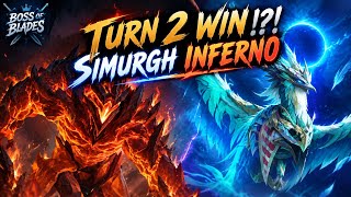 Risky Turn 2 Win! Simurgh Inferno | Might and Magic Card Game  screenshot 4
