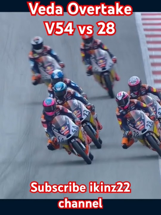 Overtake VEDA EGA PRATAMA tunjukan Kelas nyaaa #shorts #redbullrookies #vedaegapratama