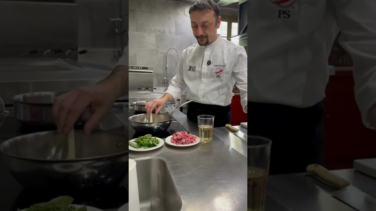 Mezzani Rigati al Ragù di Maiale Cinta Senese dello chef JRE Stefano Pinciaroli