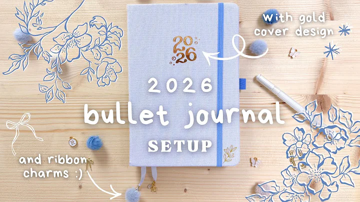 MY 2026 BULLET JOURNAL SETUP | 2026 Handdrawn Bullet Journal Plan With Me, 2026 Journal Set Up