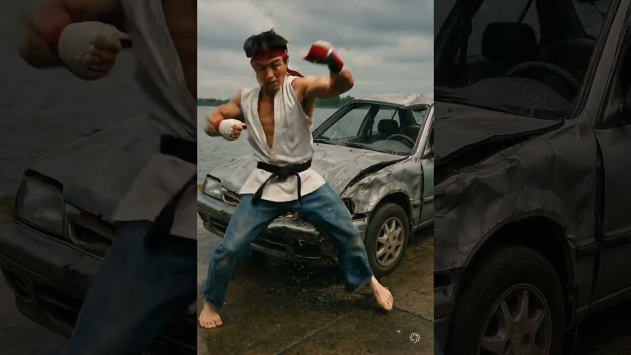 Real Life Street Fighter 2 Bonus Level (Sora)