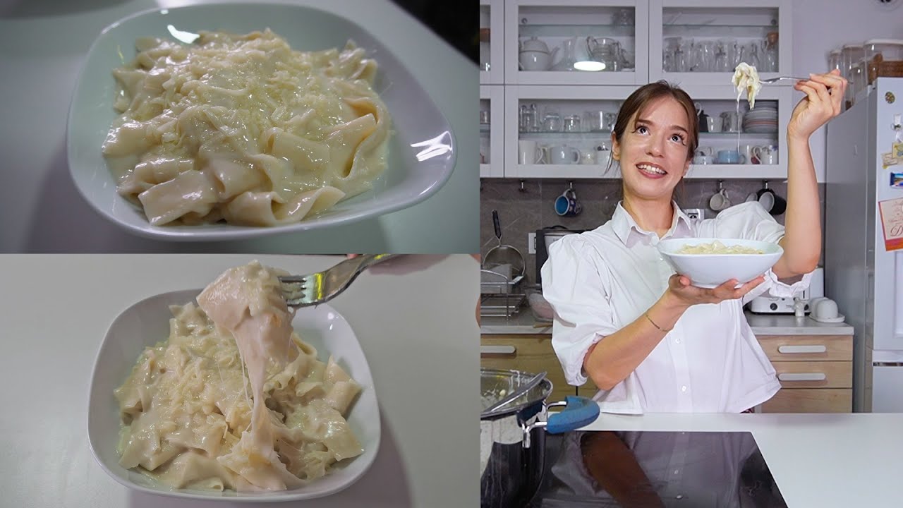 Majkicini domaći mešeni rezanci sa sirom!