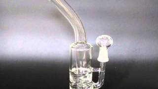Cyclone disc perc glass water pipes