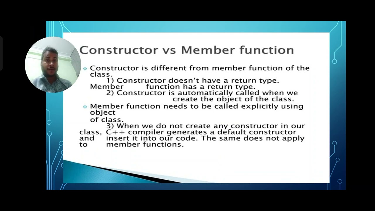 Constructors in C++ Presentation - YouTube