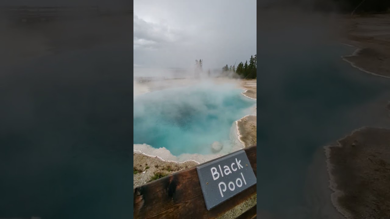 West Thumb Geyser Basin | Black Pool |  Yellowstone | Hiking Adventures | Pickupsports