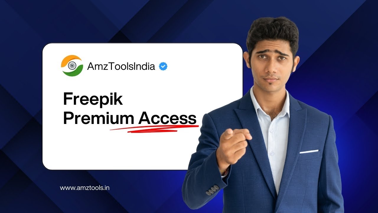 Freepik Premium Access | Illustrations, Icons, Vectors & Mockups – AMZ Tools India