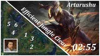 How to: Efficient Jungle Clear - Lee Sin | 02:55!