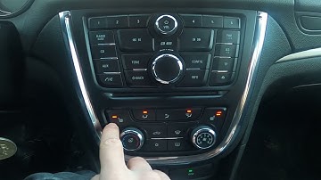 How to Enable or Disable Seat Heating in Opel Mokka I ( 2012 – 2019 ) - Use Seat Heating