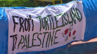 Pro-Palestinian protesters set up encampment at University of Guelph