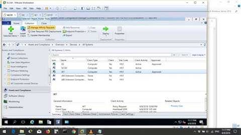SCCM 1702 - Install client manual, setup admin console and remote tools